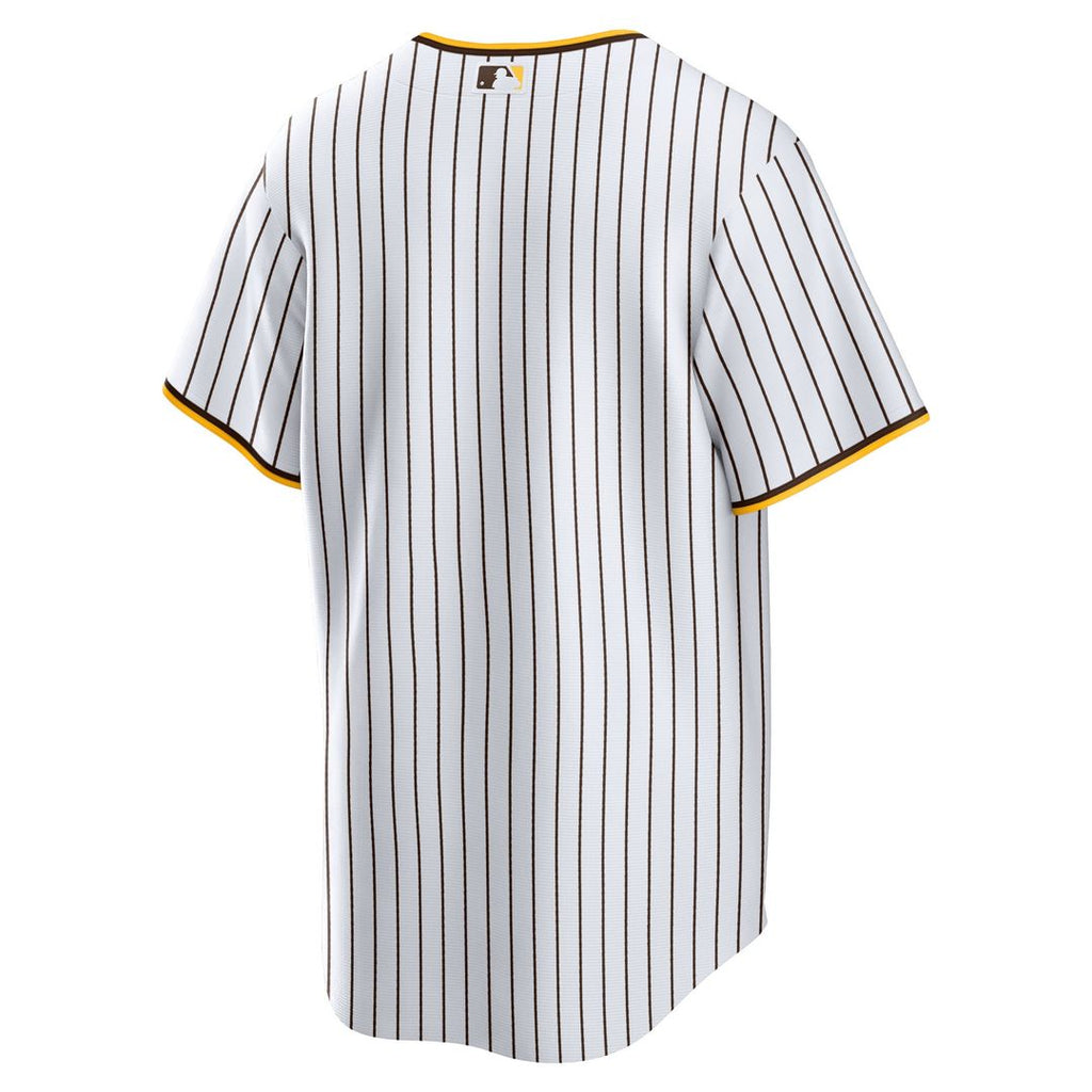 Men's San Diego Padres White Home Blank Replica MLB Baseball Jersey - view 3