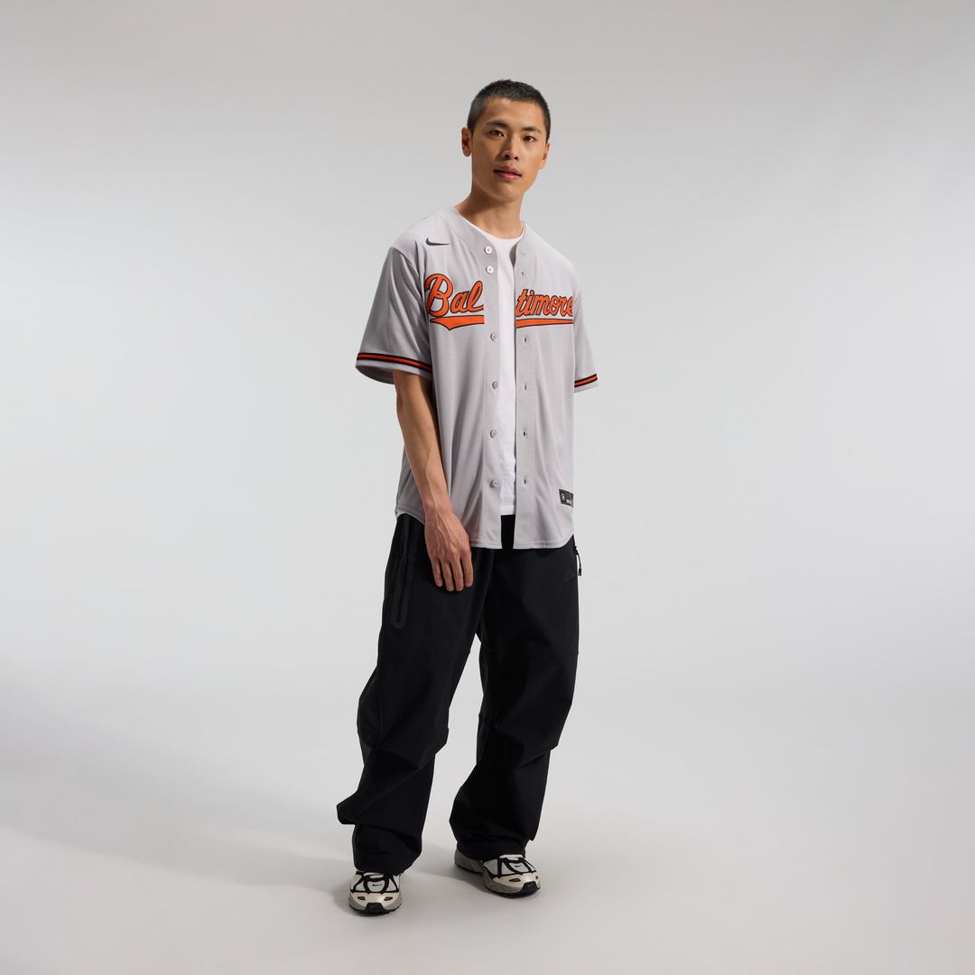 Men's Baltimore Orioles White Home Replica MLB Baseball Jersey - view 25
