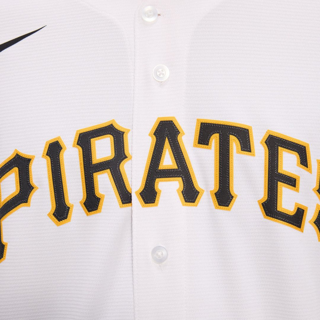 Men's Pittsburgh Pirates Paul Skenes White Home Replica MLB Baseball Jersey - view 11