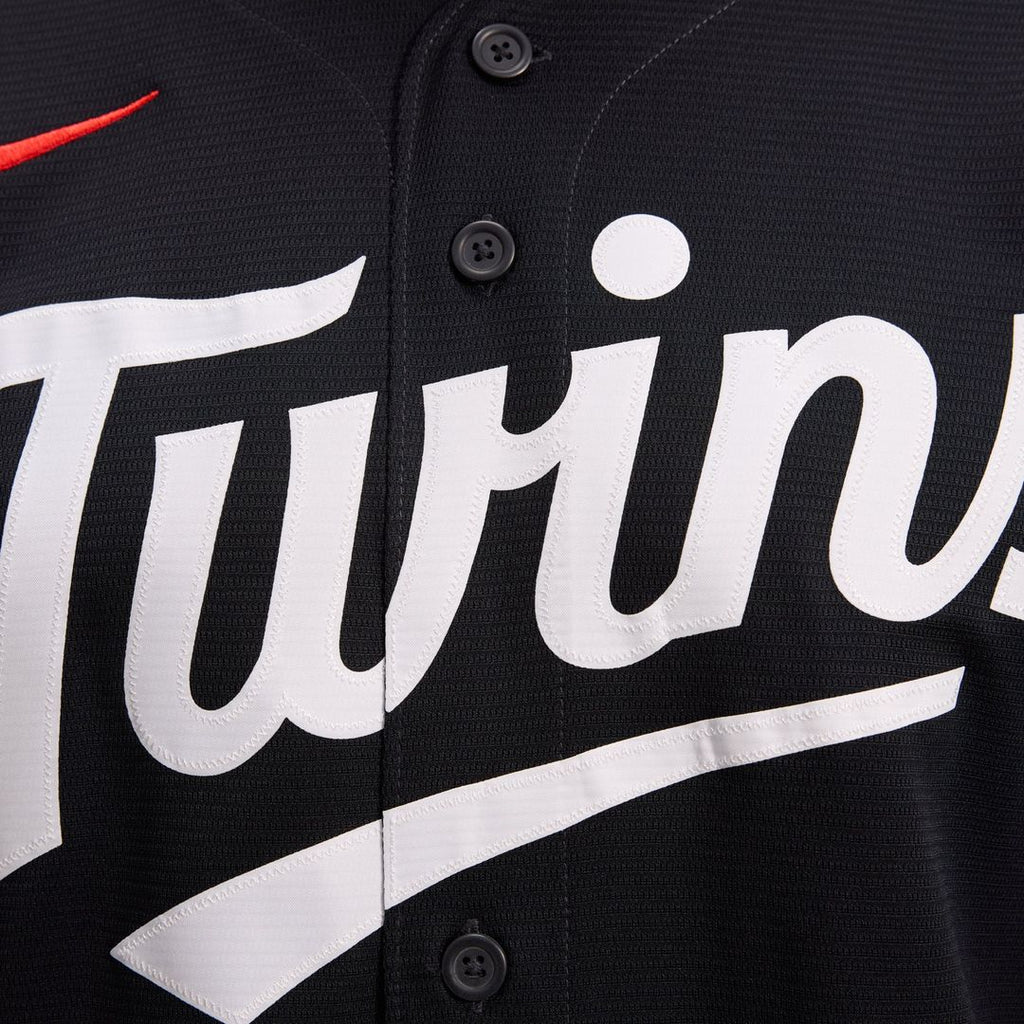 Men's Minnesota Twins Navy Alternate Replica MLB Baseball Jersey - view 23