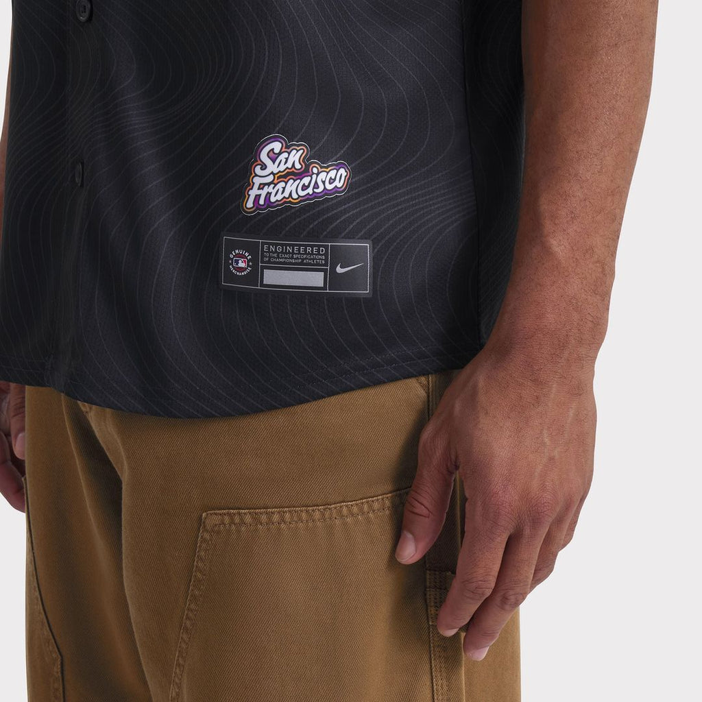 Men's San Francisco Giants Anthracite 2025 City Connect Limited MLB Baseball Jersey - view 8