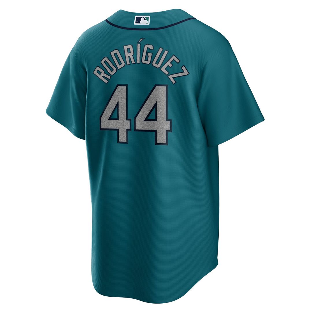 Men's Seattle Mariners Julio Rodríguez Teal Replica MLB Baseball Jersey - view 3