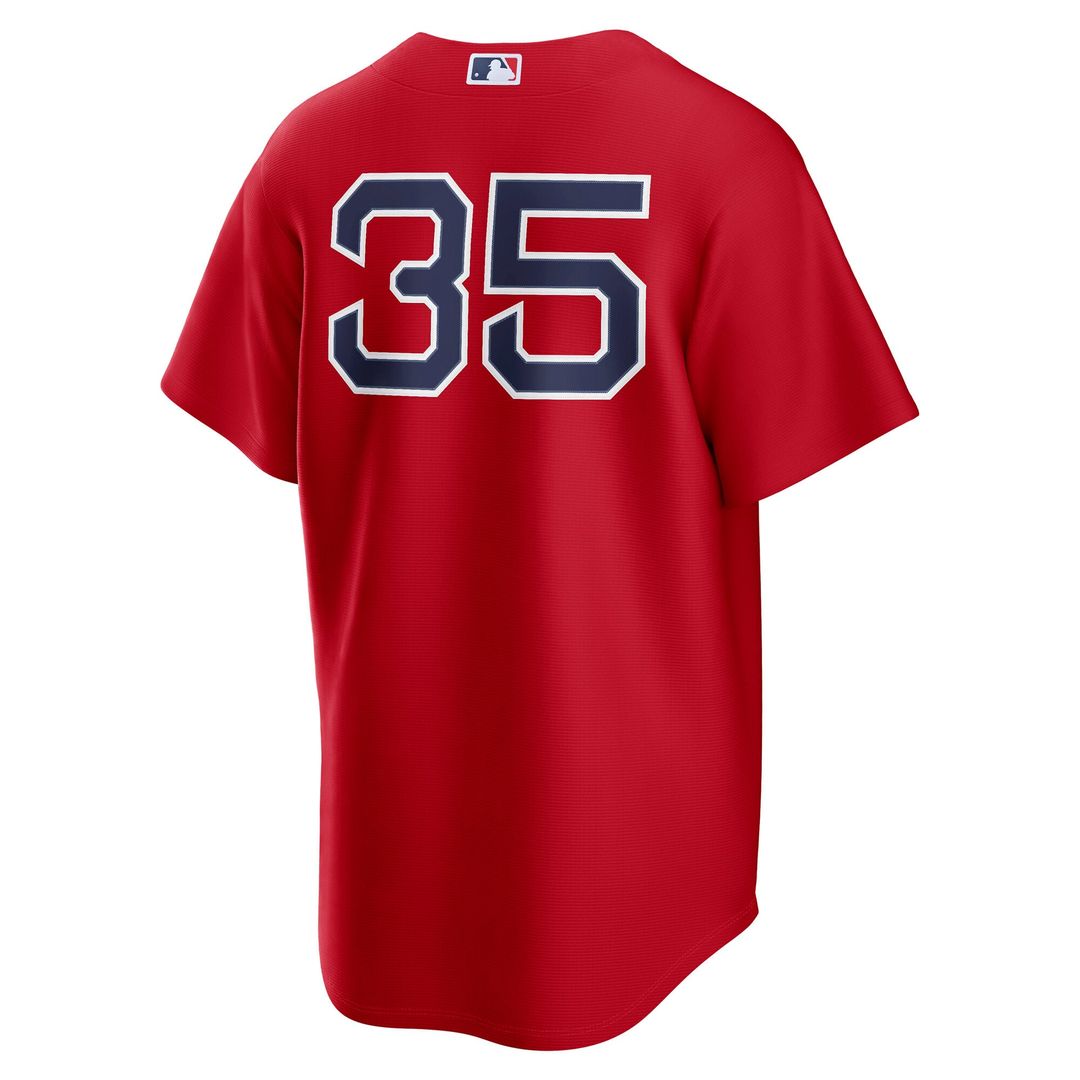 Men's Boston Red Sox Garrett Crochet Red Alternate Replica MLB Baseball Jersey - view 3