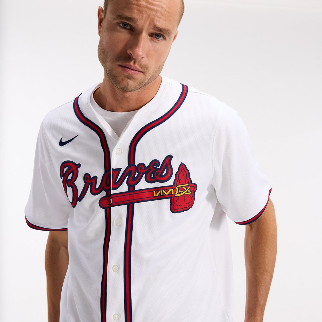 Men's Atlanta Braves Red Alternate Limited MLB Baseball Jersey - view 16
