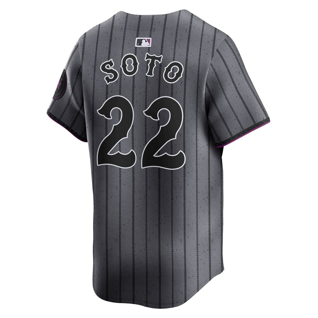 Men's New York Mets Juan Soto Gray City Connect Limited MLB Baseball Jersey - view 3