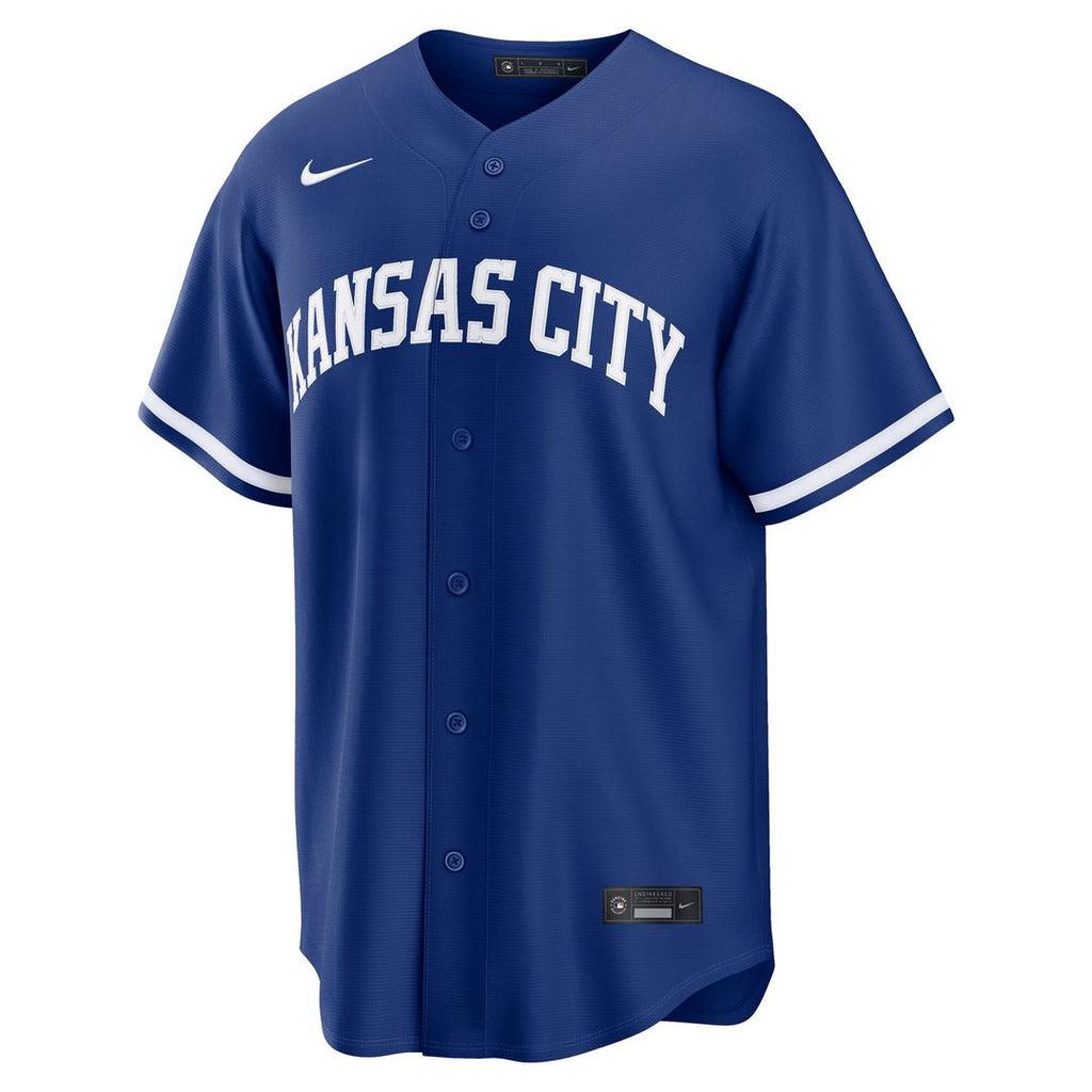 Men's Kansas City Royals Bobby Witt Jr. Light Blue Alternate Replica MLB Baseball Jersey - view 11