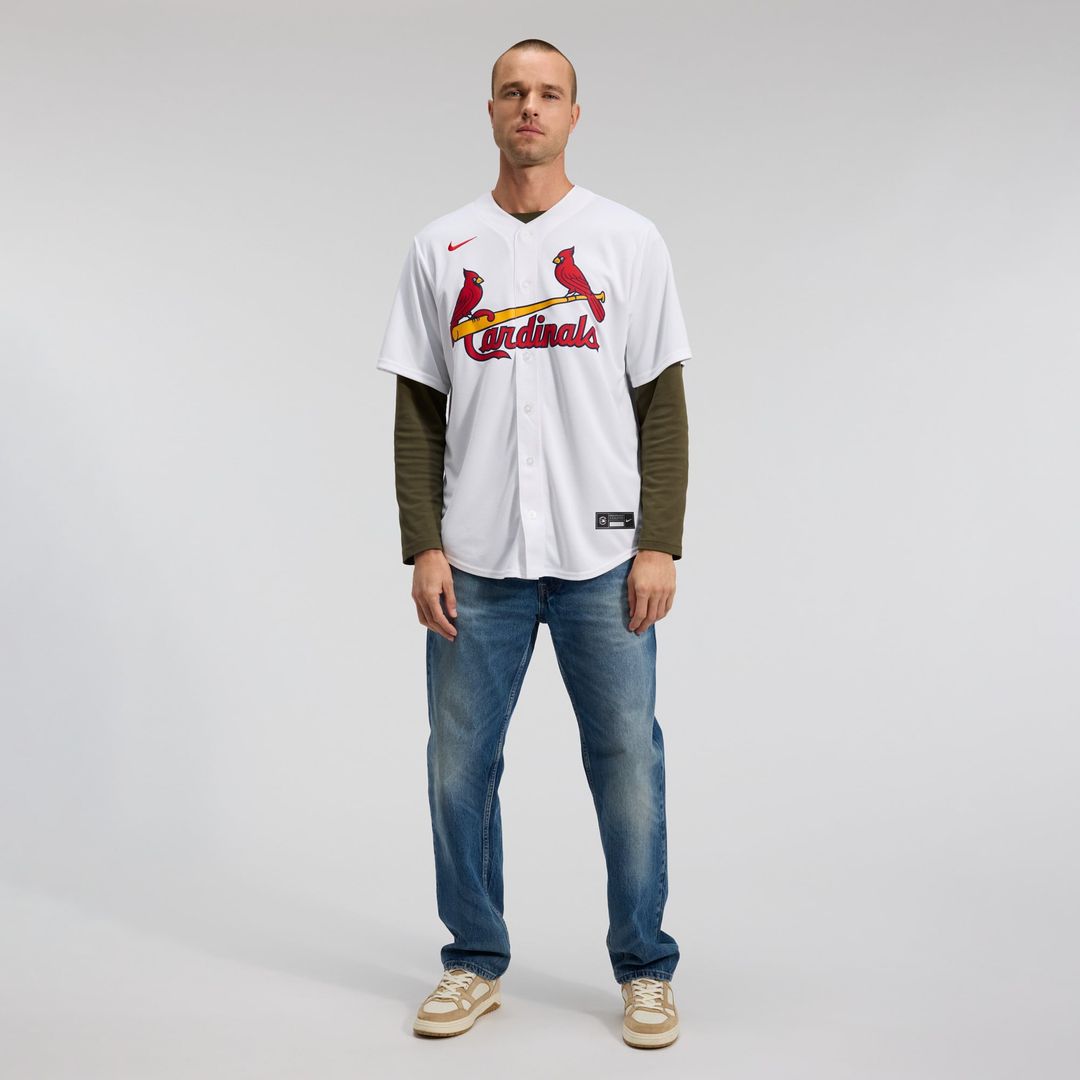 Men's St. Louis Cardinals Masyn Winn White Home Replica MLB Baseball Jersey - view 4