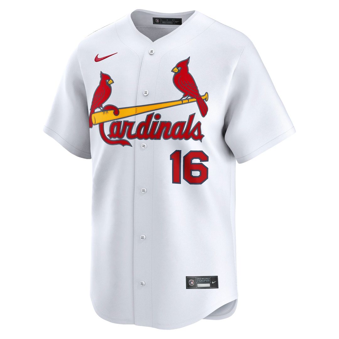 Men's St. Louis Cardinals Nolan Gorman White Home Limited MLB Baseball Jersey - view 2