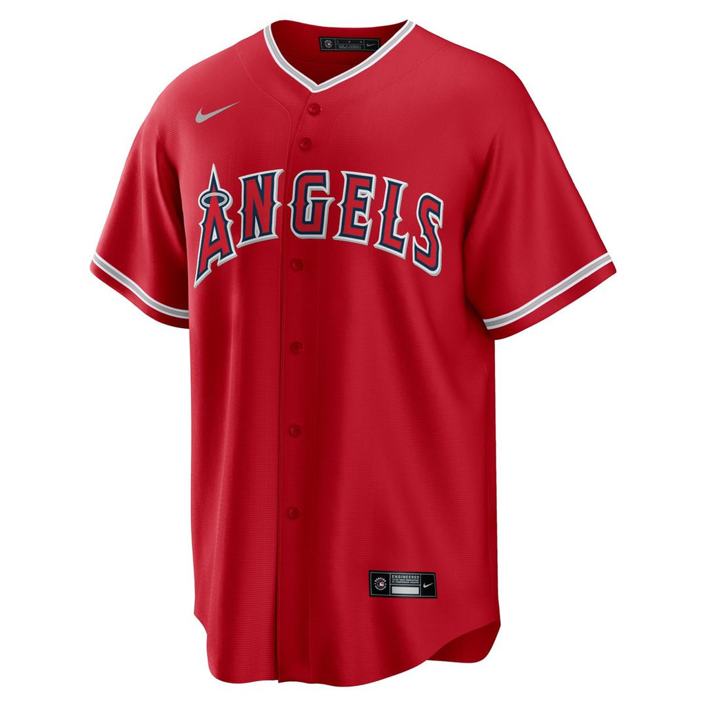 Men's Los Angeles Angels Anthony Rendon Red Alternate Replica Player Name MLB Baseball Jersey - view 2