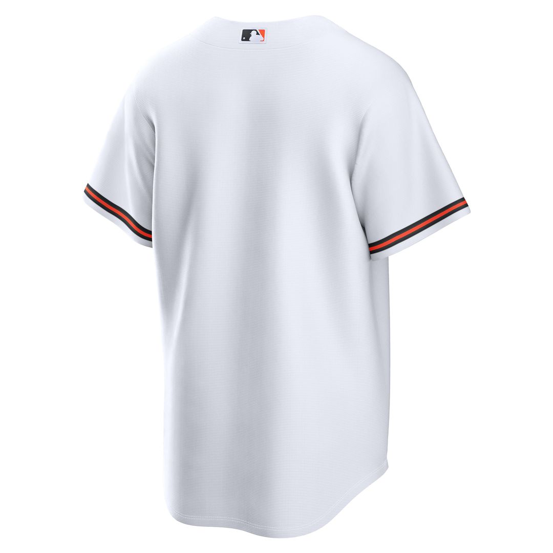 Men's Baltimore Orioles White Home Replica MLB Baseball Jersey - view 5