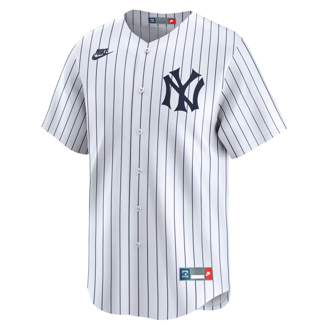 Men's New York Yankees Yogi Berra White Cooperstown Collection Limited MLB Baseball Jersey - view 2