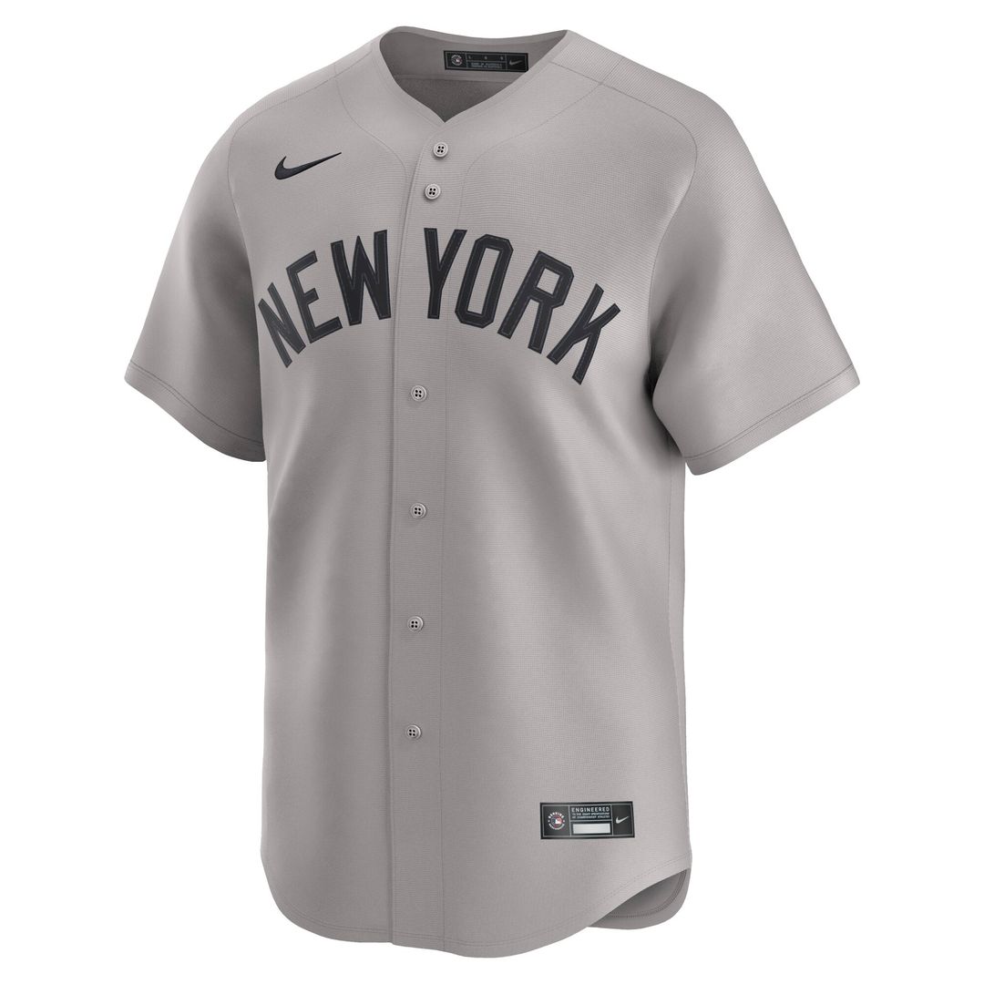 Men's New York Yankees White Home Limited MLB Baseball Jersey - view 8