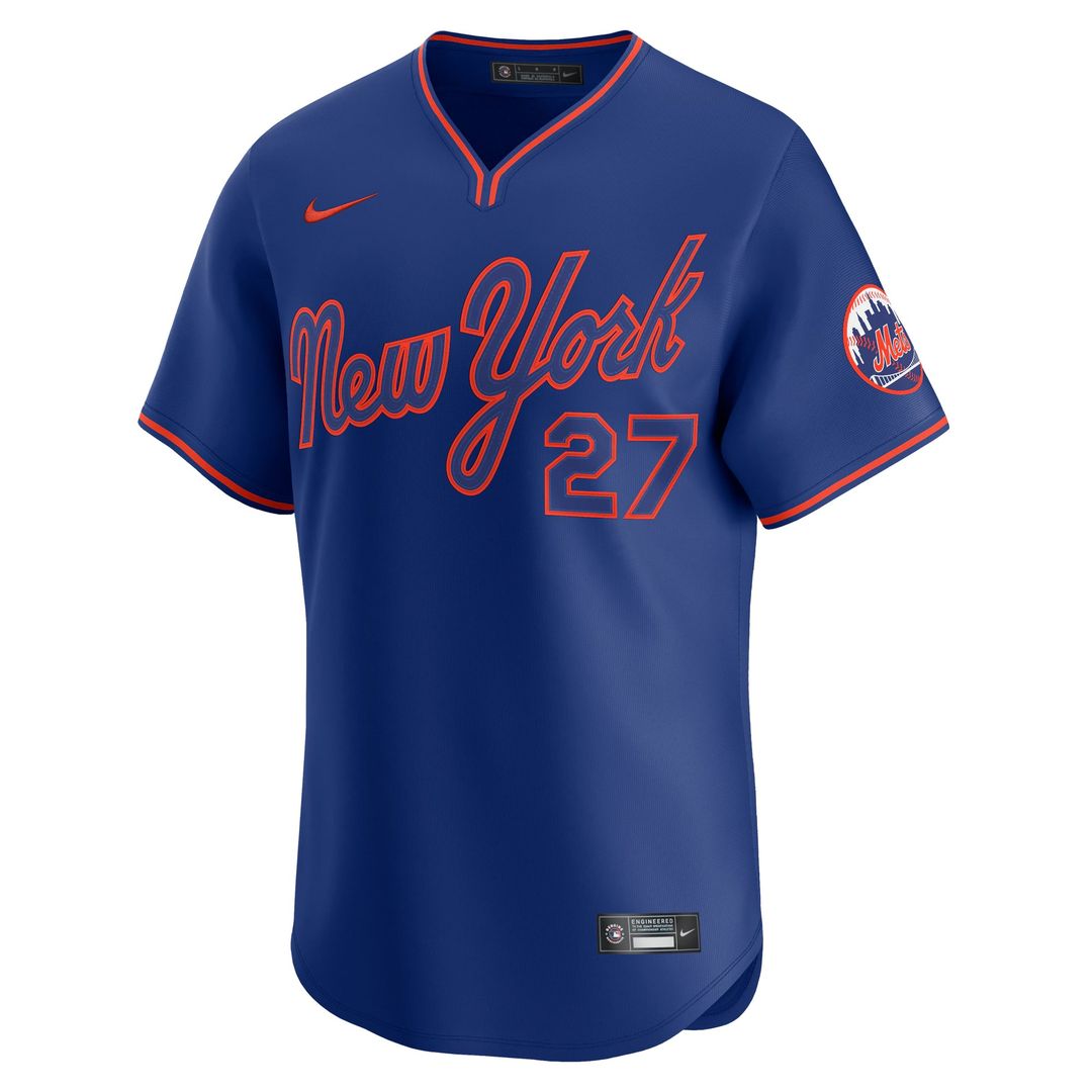 Men's New York Mets Mark Vientos Gray All-Star Limited MLB Baseball Jersey - view 35