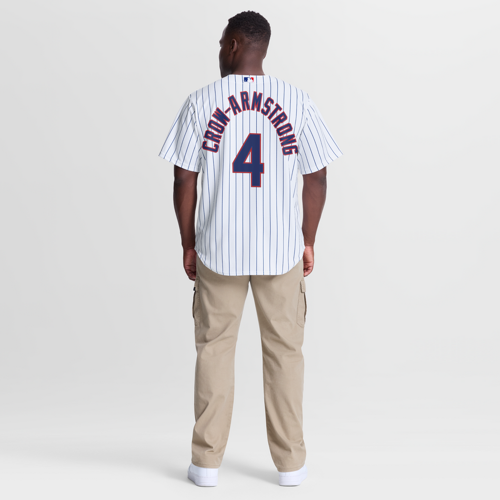 Men's Chicago Cubs Pete Crow-Armstrong White Home Replica MLB Baseball Jersey - view 5