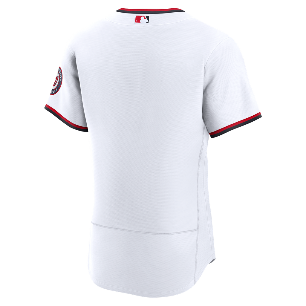 Men's Washington Nationals White Home MLB Baseball Jersey - view 14