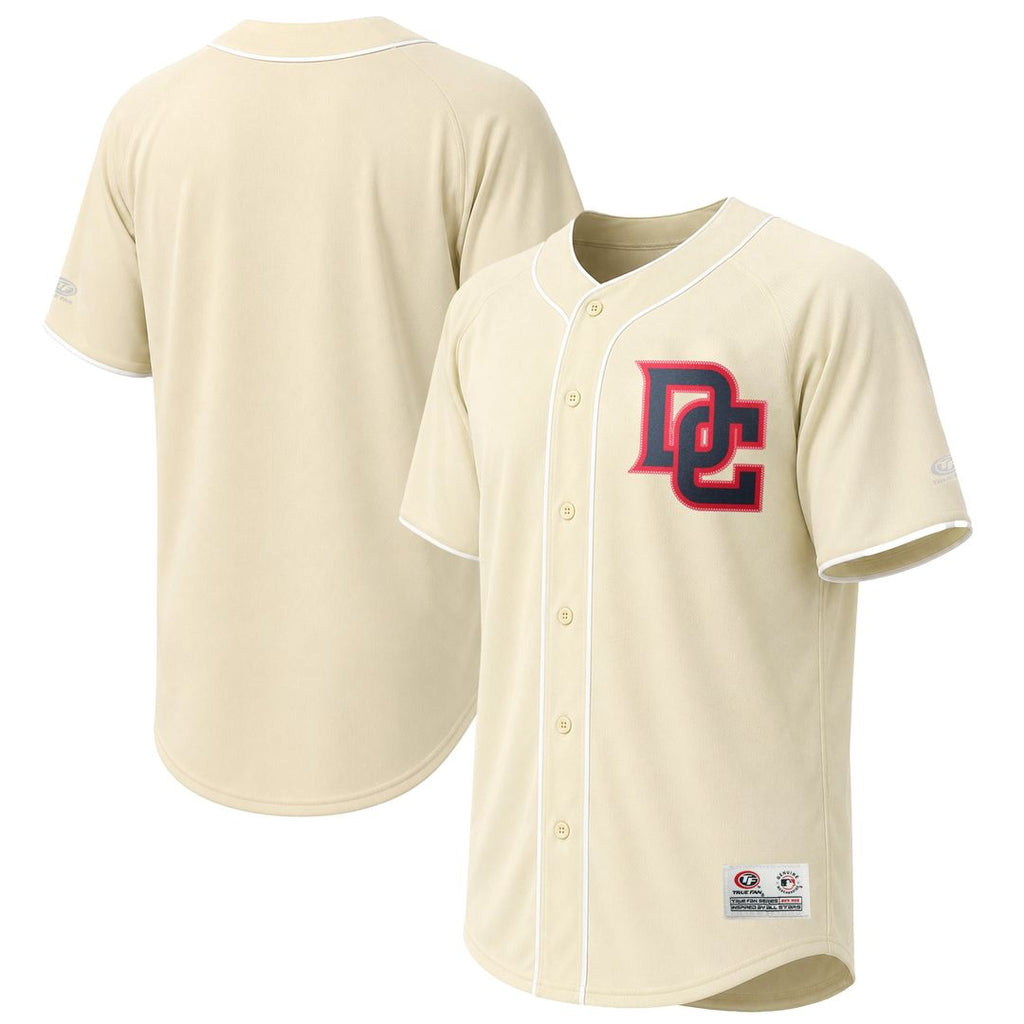 Men's Washington Nationals Cream Fashion MLB Baseball Jersey - view 1