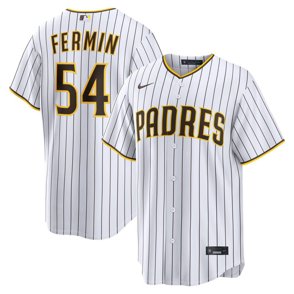 Men's San Diego Padres Freddy Fermin White Home Replica MLB Baseball Jersey - view 1
