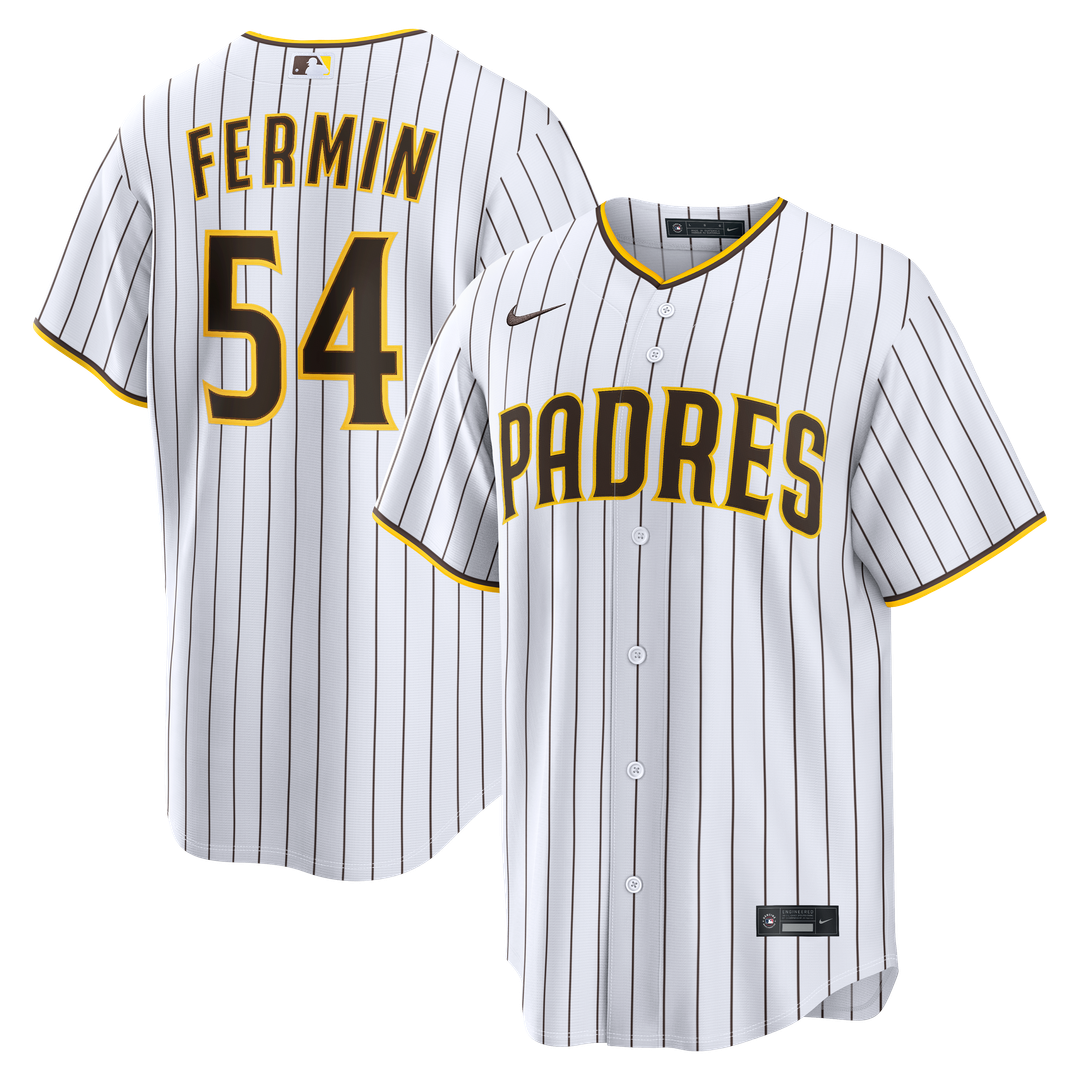 Men's San Diego Padres Freddy Fermin White Home Replica MLB Baseball Jersey - view 1