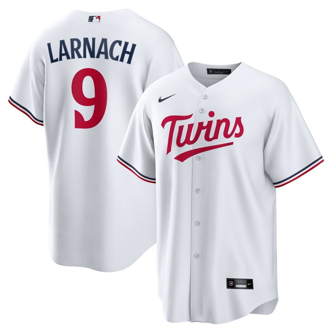 Men's Minnesota Twins Trevor Larnach White Home Replica MLB Baseball Jersey - view 1