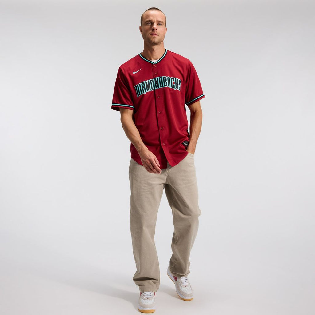 Men's Arizona Diamondbacks Corbin Carroll Gray Road Replica MLB Baseball Jersey - view 33