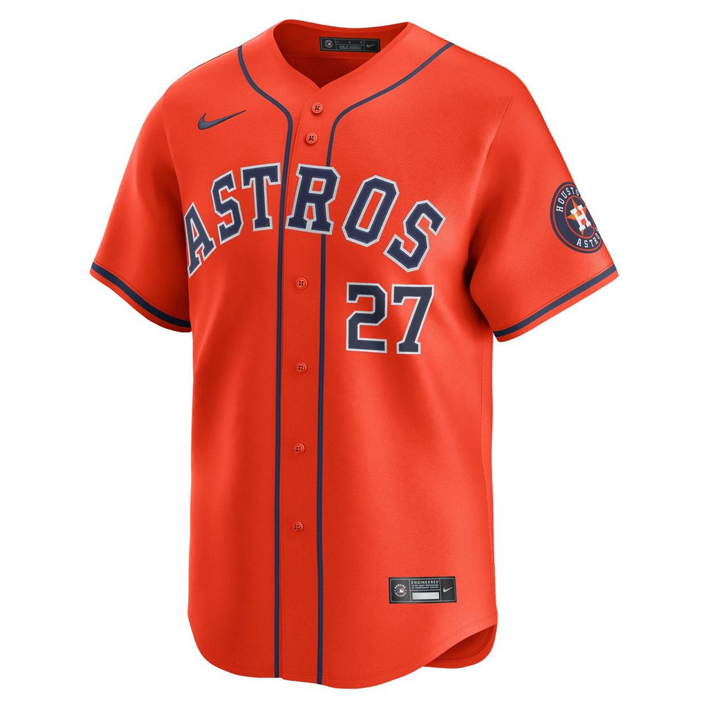 Men's Houston Astros Jose Altuve White Home Limited MLB Baseball Jersey - view 8