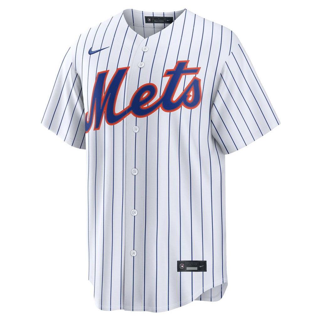 Men's New York Mets Dedniel Núñez White Home Replica MLB Baseball Jersey - view 2