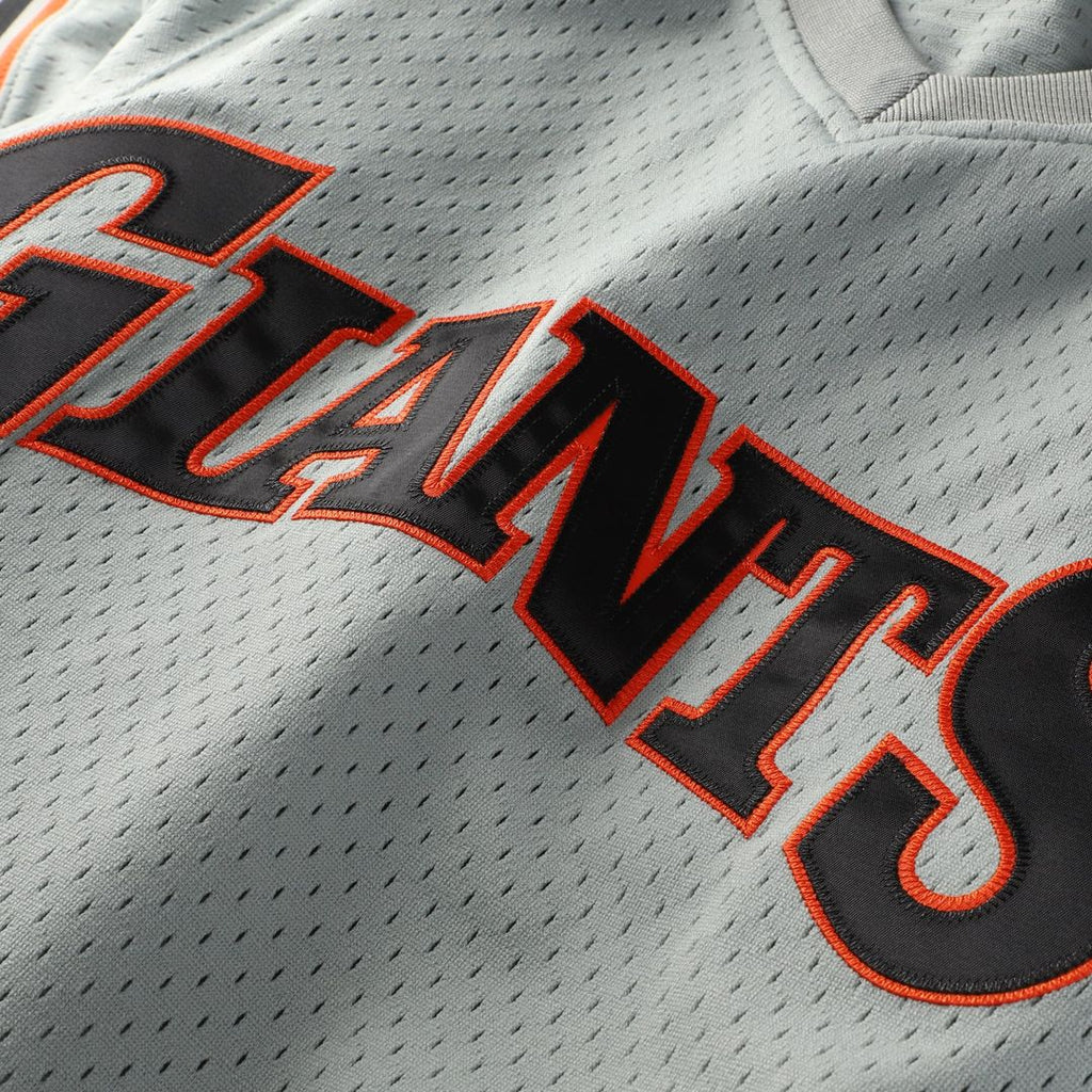 Men's San Francisco Giants Will Clark Gray Batting Practice MLB Baseball Jersey - view 4