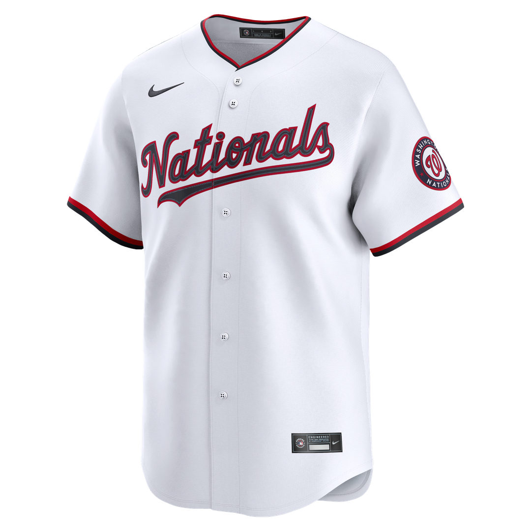 Men's Washington Nationals White Home Limited MLB Baseball Jersey - view 3