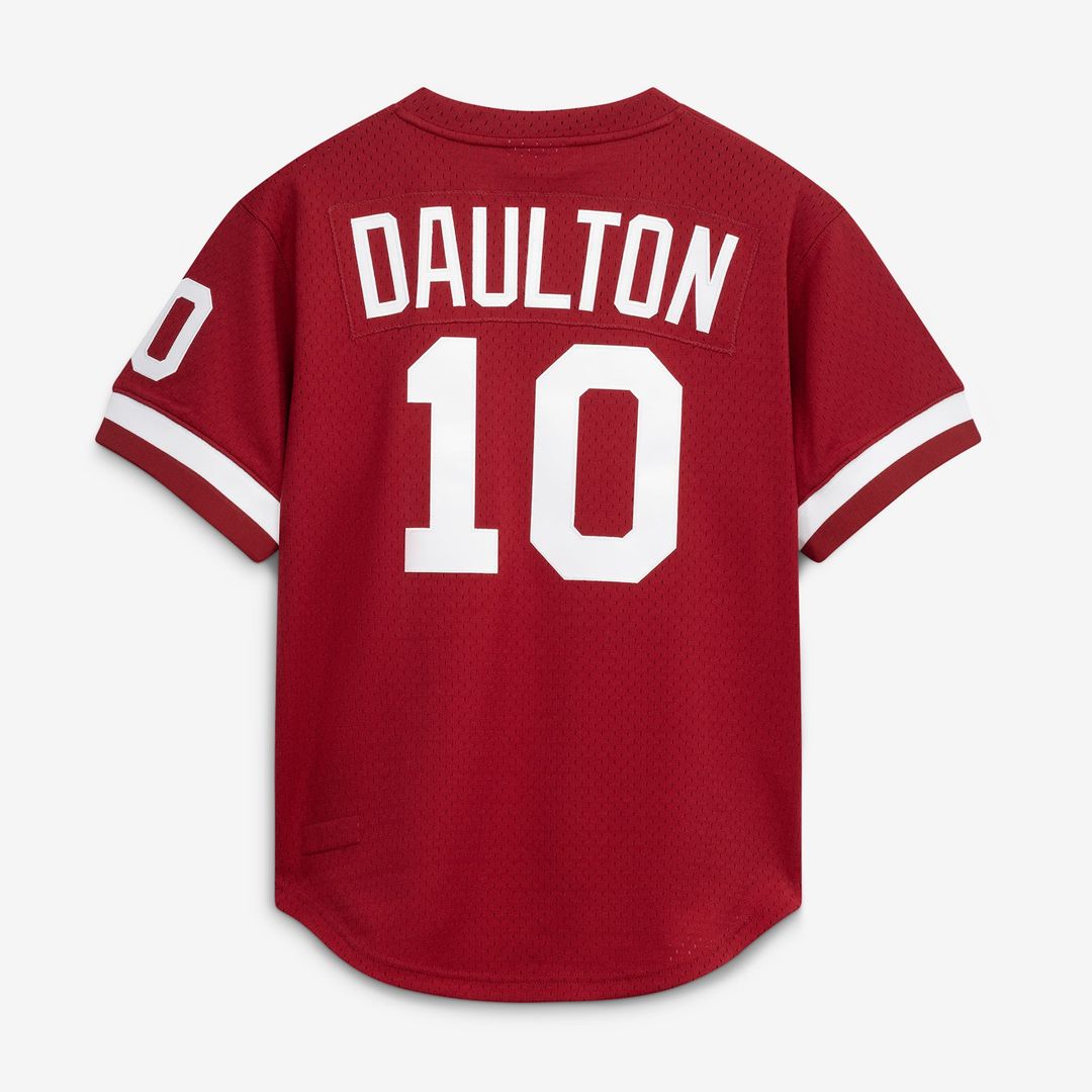 Men's Philadelphia Phillies Darren Daulton Scarlet Batting Practice MLB Baseball Jersey - view 3
