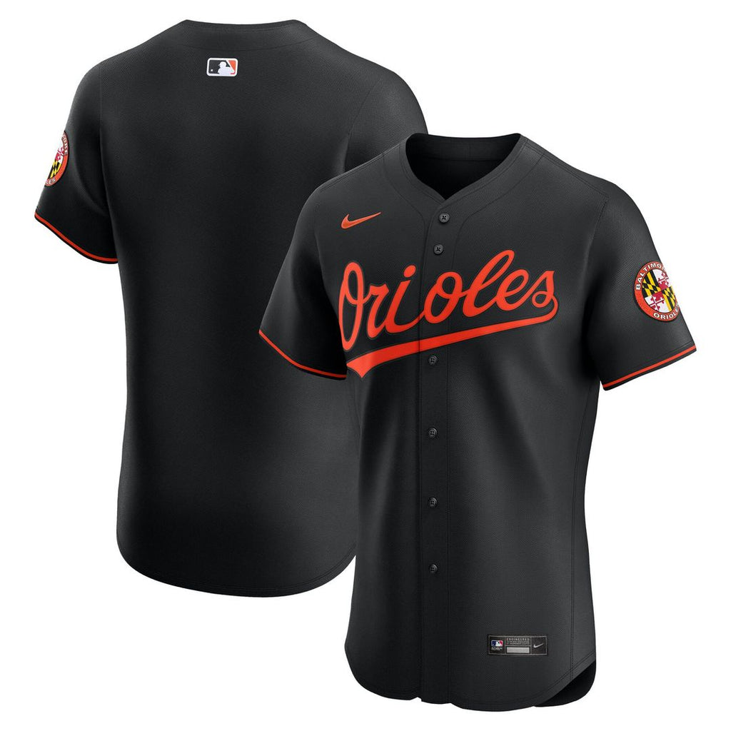 Men's Baltimore Orioles Black Alternate Elite MLB Baseball Jersey - view 1
